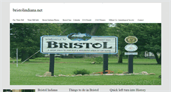 Desktop Screenshot of bristolindiana.net